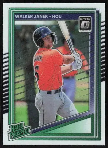 2025 Donruss Optic #176 Walker Janek NM-MT RC Rookie Astros Rated Prosp ID:80502 - Baseball Card Single