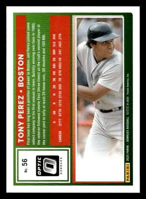 2025 Donruss Optic #2025 Tony Perez - Baseball Card Single