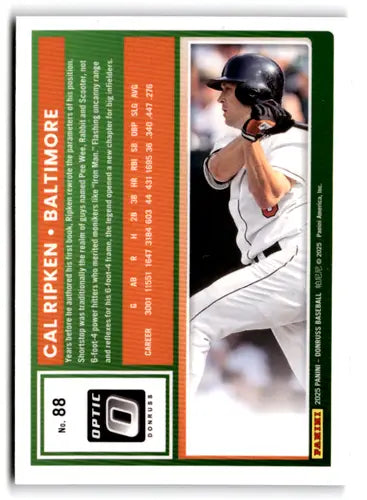 2025 Donruss Optic #88 Cal Ripken NM-MT Orioles ID:78976 - Baseball Card Single
