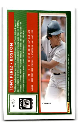 2025 Donruss Optic Circles #56 Tony Perez NM-MT Red Sox ID:78565 - Baseball Card Single