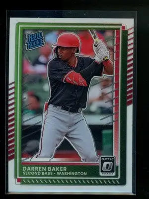 2025 Donruss Optic Darren Baker #43 Rated Rookies Baseball - Baseball Card Single