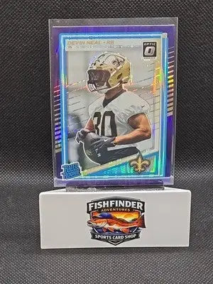 2025 Donruss Optic Football Devin Neal #282 Rated Rookie Purple Saints - Football Card Single