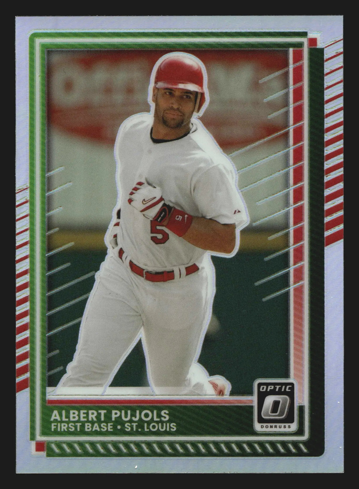 2025 Donruss Optic Holo Albert Pujols #6 St. Louis Cardinals - Baseball Card Single