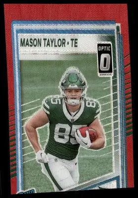 2025 Donruss Optic Mason Taylor Red Football - Football Card Single