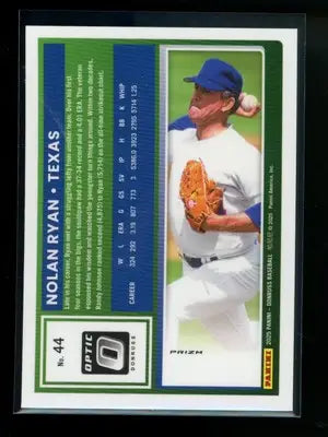 2025 Donruss Optic Nolan Ryan #44 Black Circles Baseball