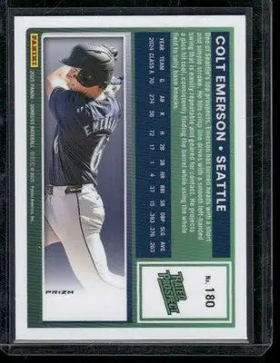 2025 Donruss Optic Prizm Colt Emerson #180 Rated Prospect Baseball - Baseball Card Single
