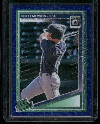 2025 Donruss Optic Prizm Colt Emerson #180 Rated Prospect Baseball - Baseball Card Single