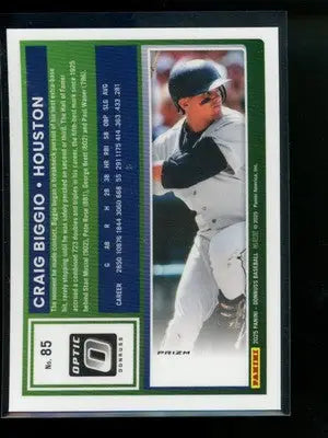 2025 Donruss Optic Prizm Craig Biggio #85 Circles Black Baseball - Baseball Card Single