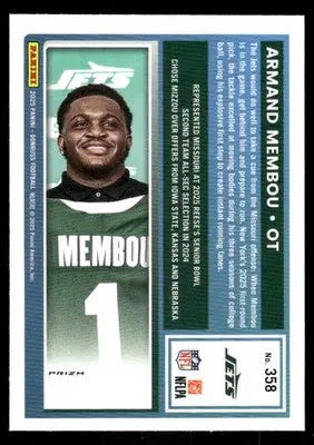 2025 Donruss Optic Rated Rookie Armand Membou #358 Red Football - Football Card Single