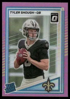2025 Donruss Optic Tyler Shough #304 Pink Football - Football Card Single
