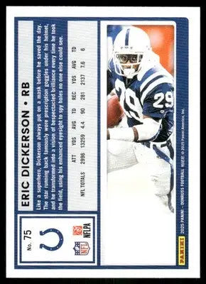 2025 Donruss Press Proof Eric Dickerson #75 Purple Football - Football Card Single