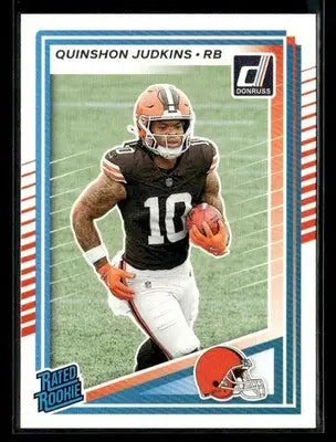 2025 Donruss Quinshon Judkins #330 RC Cleveland Browns - Football Card Single