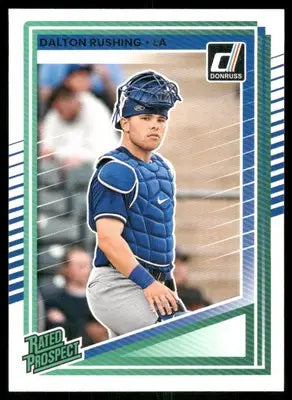 2025 Donruss Rated Prospect Dalton Rushing #125 Rated Prospect Baseball - Baseball Card Single