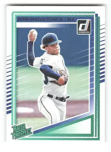 2025 Donruss Rated Prospects #132 Jurrangelo Cijntje NM-MT RC Rookie Ma ID:80507 - Baseball Card Single