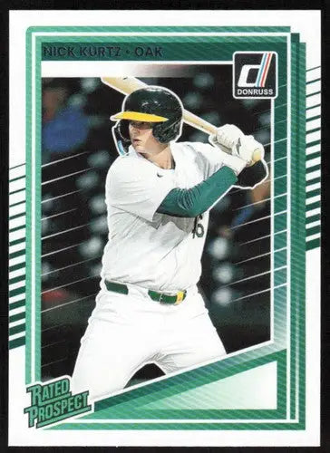 2025 Donruss Rated Prospects #154 Nick Kurtz NM-MT RC Rookie Rated Pros ID:79448 - Baseball Card Single