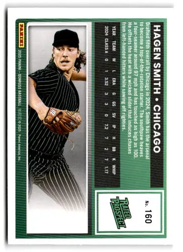 2025 Donruss Rated Prospects #160 Hagen Smith NM-MT RC Rookie White Sox ID:78557 - Baseball Card Single