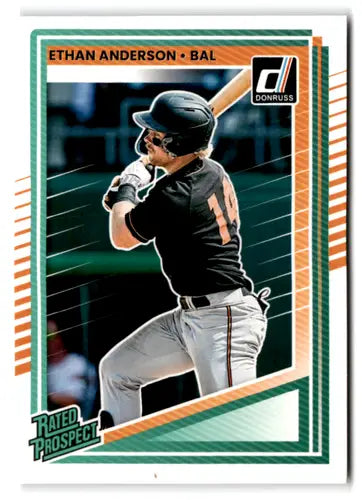 2025 Donruss Rated Prospects #170 Ethan Anderson NM-MT RC Rookie Oriole ID:78559 - Baseball Card Single