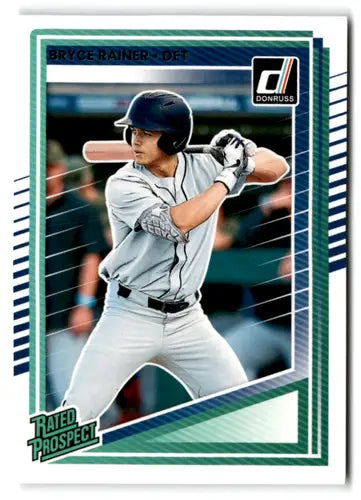 2025 Donruss Rated Prospects #189 Bryce Rainer NM-MT RC Rookie Tigers R ID:78562 - Baseball Card Single