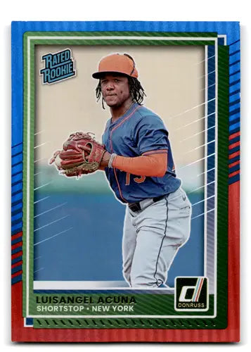 2025 Donruss Red and Blue #1 Luisangel Acuna NM-MT Mets ID:78583 - Baseball Card Single