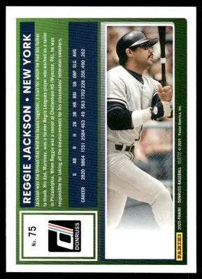 2025 Donruss Reggie Jackson #75 Baseball - Baseball Card Single