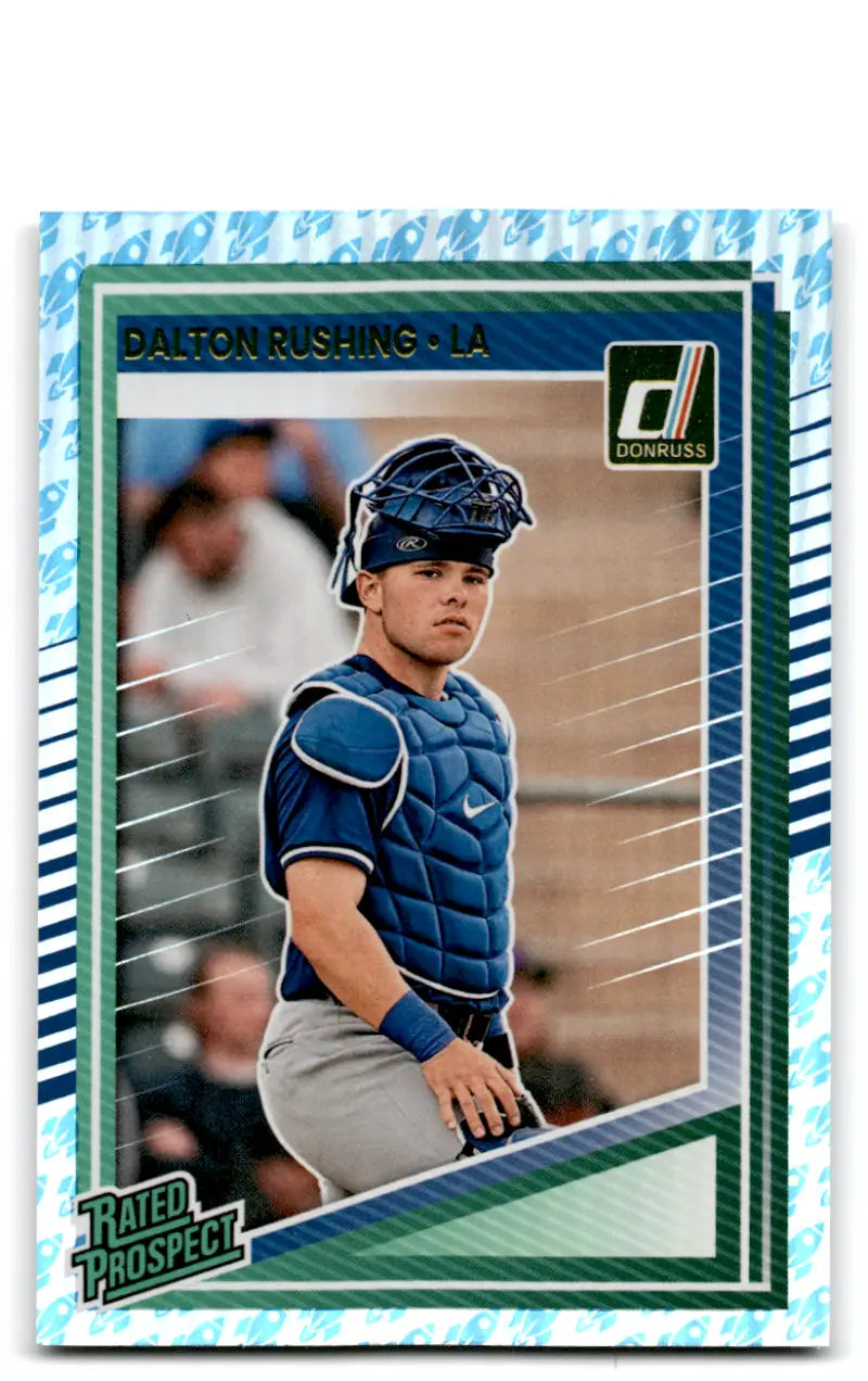 2025 Donruss Rockets #125 Dalton Rushing NM-MT RC Rookie Dodgers Rated ID:78567 - Baseball Card Single