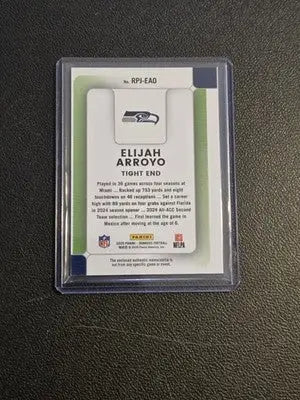 2025 Donruss #RPJ-EAO Elijah Arroyo Rookie Phenom Jerseys - Football Card Single