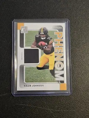 2025 Donruss #RPJ-KJN Kaleb Johnson Rookie Phenom Jerseys - Football Card Single