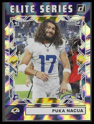 2025 Donruss #TES-PNA Puka Nacua The Elite Series