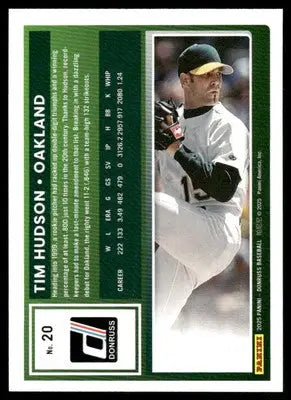 2025 Donruss Tim Hudson #20 Baseball - Baseball Card Single