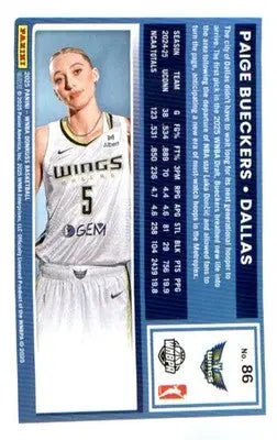 2025 Donruss WNBA #86 Paige Bueckers Rookie RC