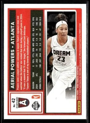 2025 Donruss WNBA Aerial Powers #42 Atlanta Dream - Basketball Card Single