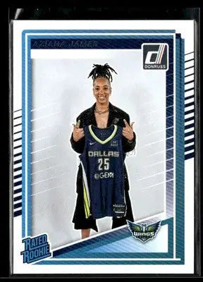 2025 Donruss WNBA Aziaha James #95 RC Dallas Wings - Basketball Card Single