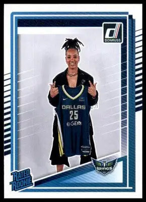 2025 Donruss WNBA Aziaha James RC 95 Dallas Wings