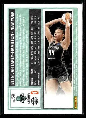 2025 Donruss WNBA Betnijah Laney-Hamilton #59 New York Liberty - Basketball Card Single