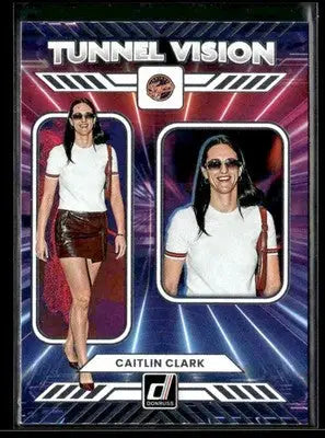 2025 Donruss WNBA Caitlin Clark #1 Tunnel Vision Indiana Fever - Basketball Card Single