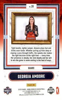 2025 Donruss WNBA Franchise Features #20 Georgia Amoore