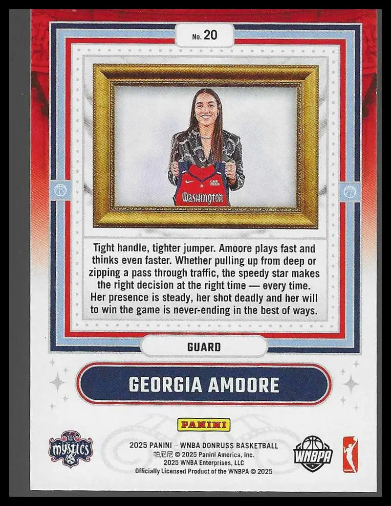 2025 Donruss WNBA Franchise Features #7 Aneesah Morrow - Basketball Card Single