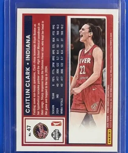 2025 Donruss WNBA Holo #47 Caitlin Clark NM Near Mint ID:83138 - Basketball Card Single