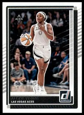 2025 Donruss WNBA Jackie Young 60 Las Vegas Aces - Basketball Card Single