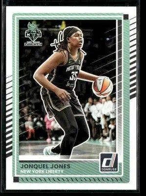 2025 Donruss WNBA Jonquel Jones #77 New York Liberty