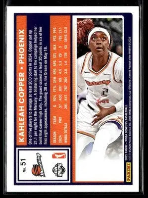 2025 Donruss WNBA Kahleah Copper #51 Phoenix Mercury