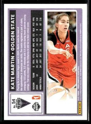 2025 Donruss WNBA Kate Martin #54 Golden State Valkyries - Basketball Card Single