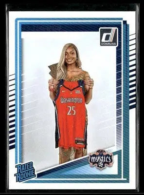 2025 Donruss WNBA Kiki Iriafen #94 RC Washington Mystics - Basketball Card Single