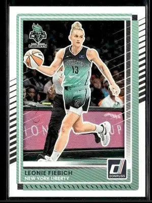 2025 Donruss WNBA Leonie Fiebich #7 New York Liberty - Basketball Card Single