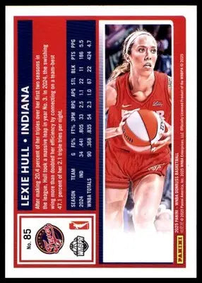 2025 Donruss WNBA Lexie Hull 85 Indiana Fever - Basketball Card Single