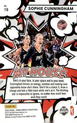 2025 Donruss WNBA My House Press Proof #19 Sophie Cunningham