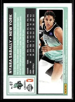 2025 Donruss WNBA Nyara Sabally #67 New York Liberty - Basketball Card Single
