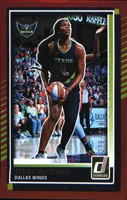 2025 Donruss WNBA Red Holo #57 Teaira McCowan SN #/299 - Basketball Card Single