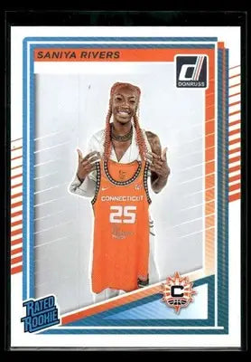 2025 Donruss WNBA Saniya Rivers #92 RC Connecticut Sun - Basketball Card Single