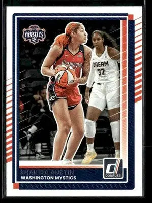 2025 Donruss WNBA Shakira Austin #22 Washington Mystics